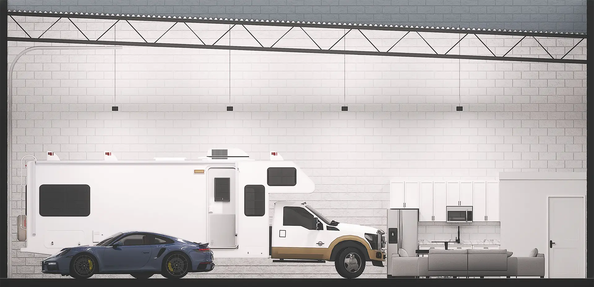 Holly Woods Storage Buildings 1 & 2 - Interior Side View